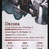Drider // Drider (AAFR-017) (Borderless) [Adventures in the Forgotten Realms Art Series] Foil