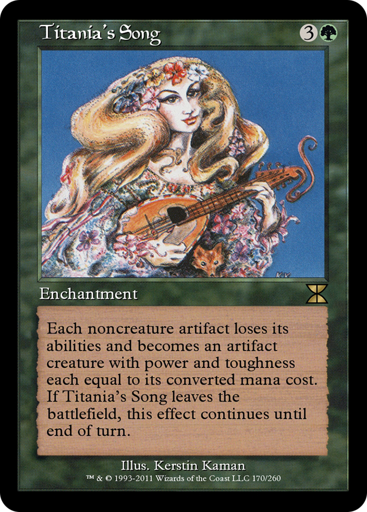 Titania's Song (ME4-170) [Masters Edition IV] Foil