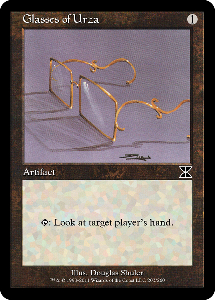 Glasses of Urza (ME4-203) [Masters Edition IV] Foil
