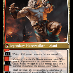 Ajani, Nacatl Pariah // Ajani, Nacatl Avenger [Modern Horizons 3]