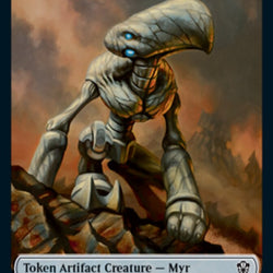 Myr // Treasure Double-Sided Token [Commander 2021 Tokens]