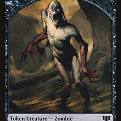 Demon (013/036) // Zombie (016/036) Double-Sided Token [Commander 2014 Tokens]