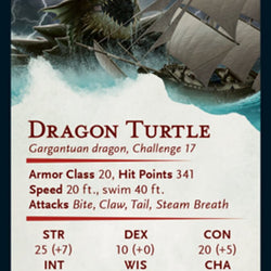 Dragon Turtle Art Card [Dungeons & Dragons: Adventures in the Forgotten Realms Art Series]