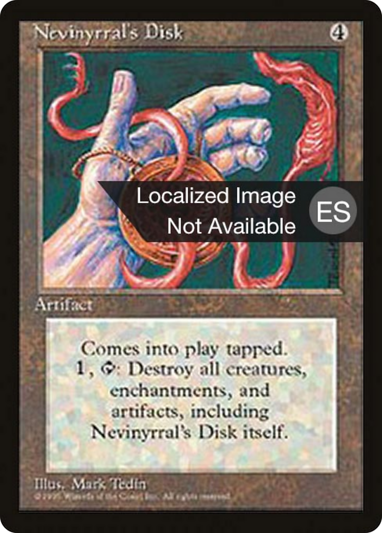 Nevinyrral's Disk (4BB-338) [Fourth Edition Foreign Black Border]