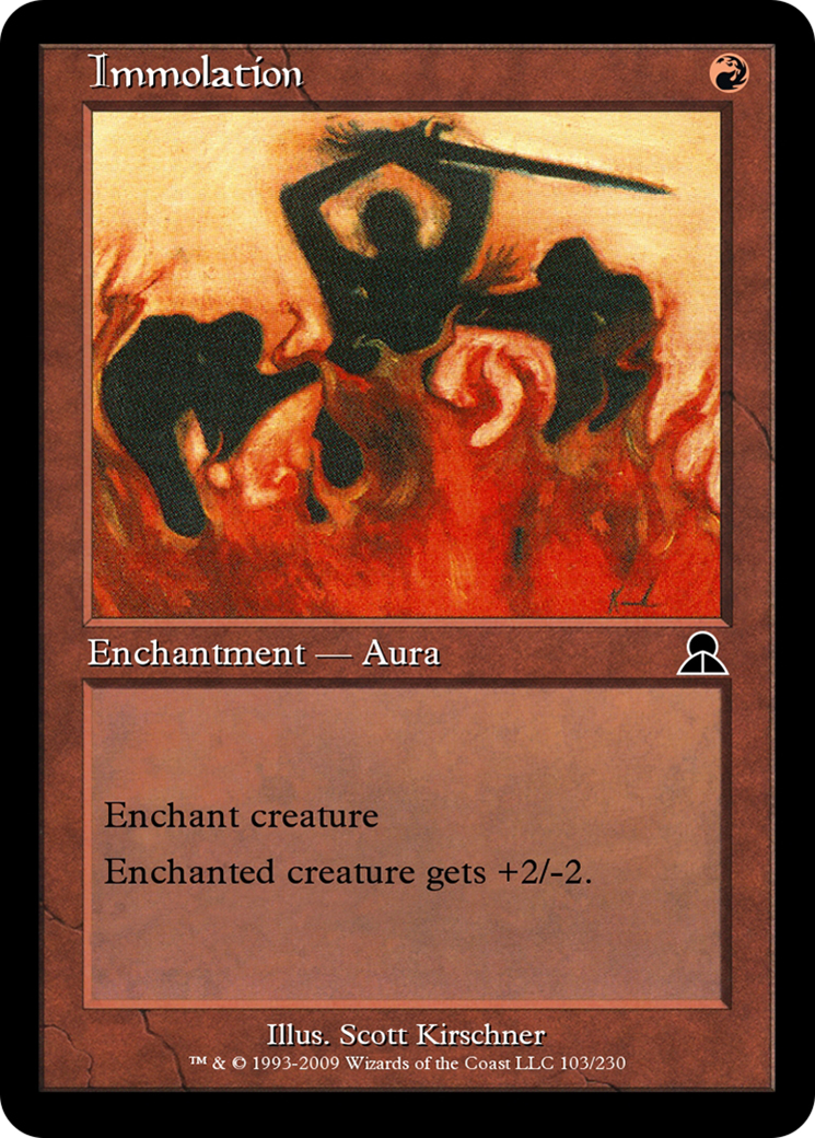 Immolation (ME3-103) [Masters Edition III] Foil