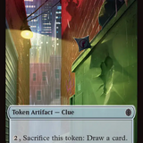 Ooze // Clue Double-Sided Token [Teenage Mutant Ninja Turtles Commander Tokens]