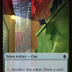 Ooze // Clue Double-Sided Token [Teenage Mutant Ninja Turtles Commander Tokens]