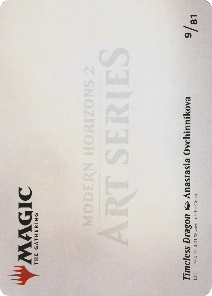 Timeless Dragon // Timeless Dragon (AMH2-009) (Borderless) [Modern Horizons 2 Art Series] Foil
