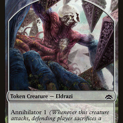 Eldrazi Spawn (003) // Eldrazi Double-Sided Token [Planechase Anthology Tokens]