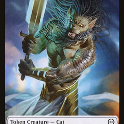 Phyrexian Goblin // Cat Double-Sided Token [Phyrexia: All Will Be One Tokens]