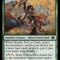 Huatli, Poet of Unity // Roar of the Fifth People [The Lost Caverns of Ixalan]