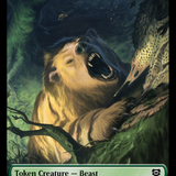 Beast // Treefolk Double Sided Token [The Lord of the Rings: Tales of Middle-Earth Commander Tokens]