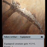 Sword // Manifold Mouse Double-Sided Token [Bloomburrow Tokens]