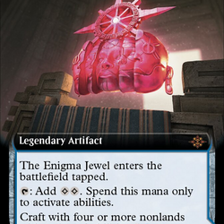 The Enigma Jewel // Locus of Enlightenment (Extended Art) [The Lost Caverns of Ixalan]