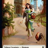 Human // Beast Double-Sided Token [Challenger Decks 2021 Tokens]