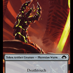 Phyrexian Germ // Phyrexian Wurm (0017) Double-Sided Token [Modern Horizons 3 Tokens]