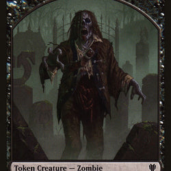 Vampire // Zombie Double-Sided Token [Commander 2017 Tokens]