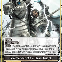 Commander of the Flash Knights // Commander of the Flash Knights (J) (1-003/J) [The Dawn of Valhalla]