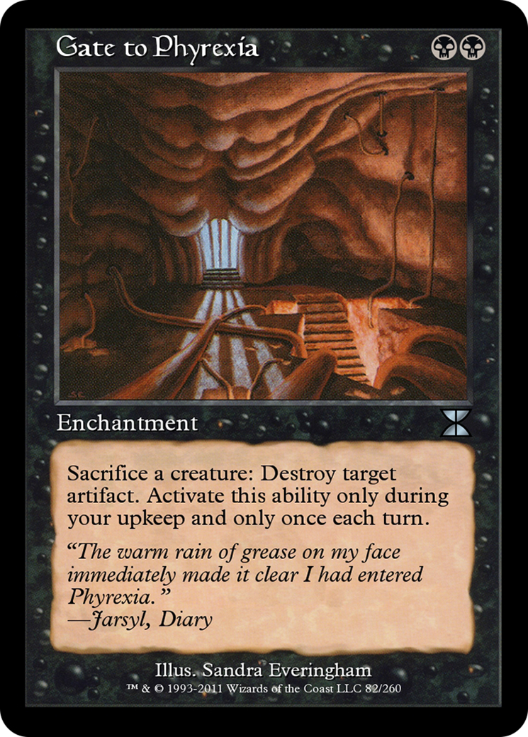 Gate to Phyrexia (ME4-082) [Masters Edition IV] Foil