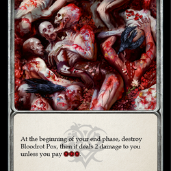 Bloodrot Pox // Frailty [LGS125 // LGS126] (Promo)  Cold Foil