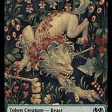 Beast // Food (0013) Double-Sided Token [Wilds of Eldraine Tokens]