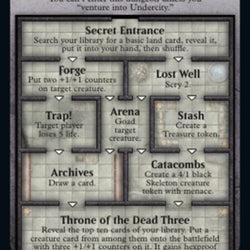 The Initiative // Undercity Double-Sided Token [Commander Legends: Battle for Baldur's Gate Tokens]