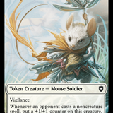 Steelburr Champion // Squid Double-Sided Token [Bloomburrow Commander Tokens]