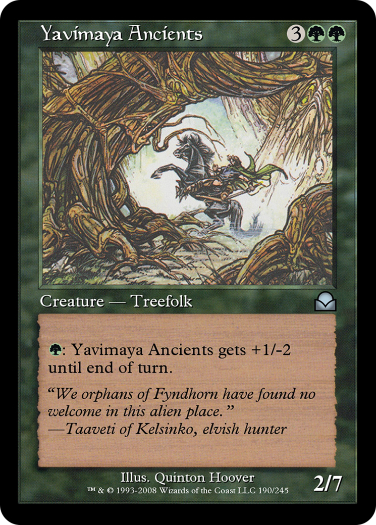 Yavimaya Ancients (ME2-190) [Masters Edition II] Foil