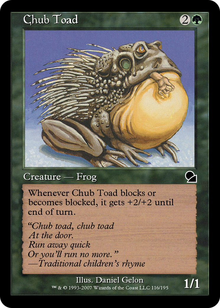 Chub Toad (ME1-116) [Masters Edition] Foil