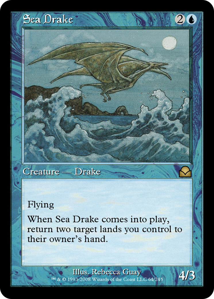 Sea Drake (ME2-064) [Masters Edition II] Foil