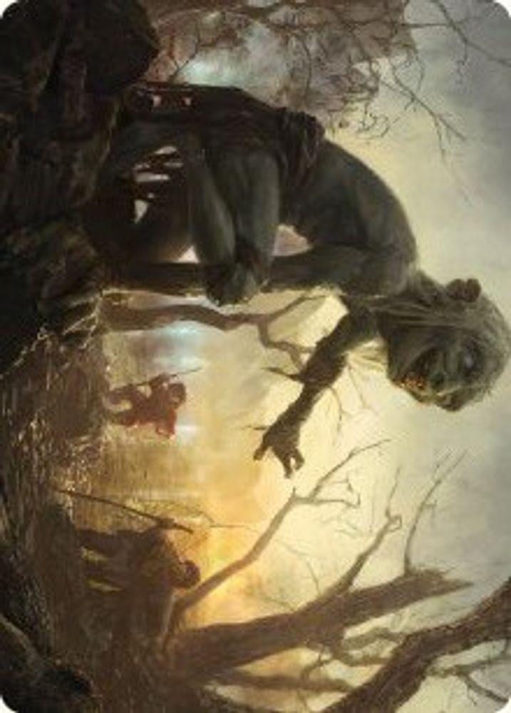 Smeagol, Helpful Guide Art Card (ASLTR-024) [Art Series: Universes Beyond: The Lord of the Rings: Tales of Middle-earth]