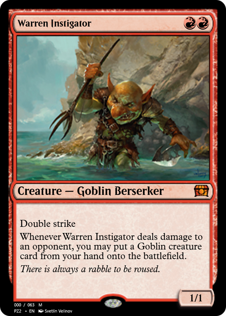 Warren Instigator (PZ2-65853) [Treasure Chest] Foil