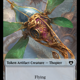 Thopter // Construct (41) Double-Sided Token [Commander Masters Tokens]