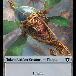 Thopter // Construct (41) Double-Sided Token [Commander Masters Tokens]