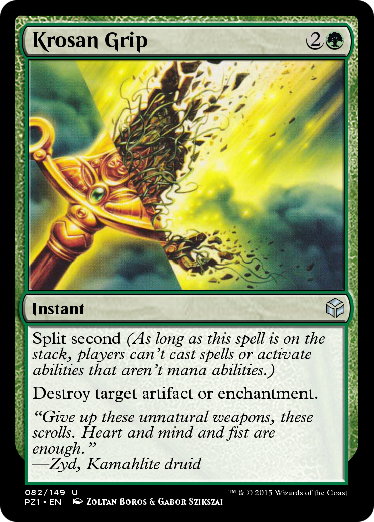 Krosan Grip (PZ1-082) [Legendary Cube Prize Pack] Foil