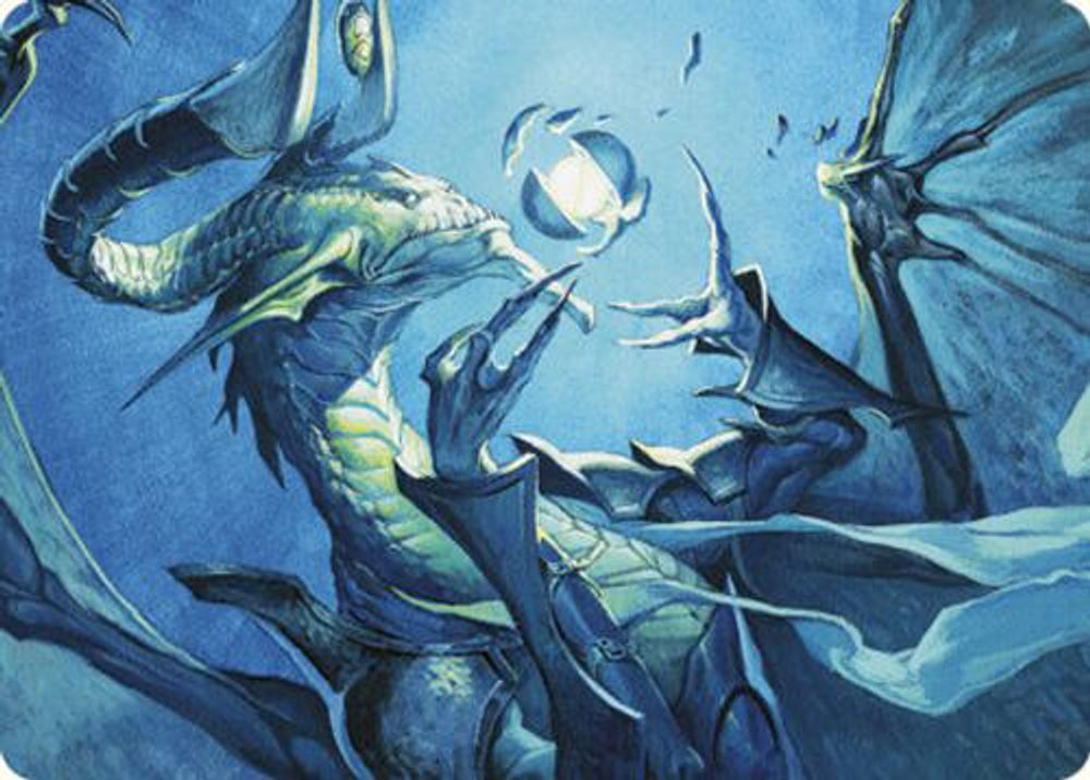 Deep Analysis Art Card (ASCMM-007) [Art Series: Commander Masters]