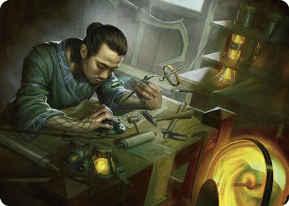 Renowned Weaponsmith Art Card (ASCMM-010) [Art Series: Commander Masters]