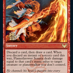 Torrent Sculptor // Flamethrower Sonata [Strixhaven: School of Mages Prerelease Promos]