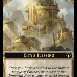 City's Blessing // Dragon Egg Double-Sided Token [Commander Masters Tokens]