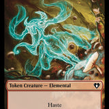 Elemental (0024) // Spider Double-Sided Token [Commander Masters Tokens]