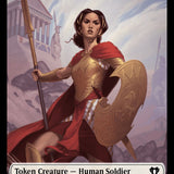 Human Soldier // Zombie (0013) Double-Sided Token [Commander Masters Tokens]
