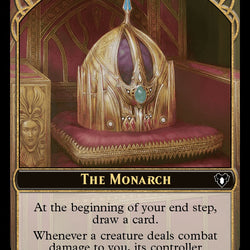 The Monarch // Elf Druid Double-Sided Token [Commander Masters Tokens]
