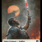 Soldier // Dragon (0020) Double-Sided Token [Commander Masters Tokens]