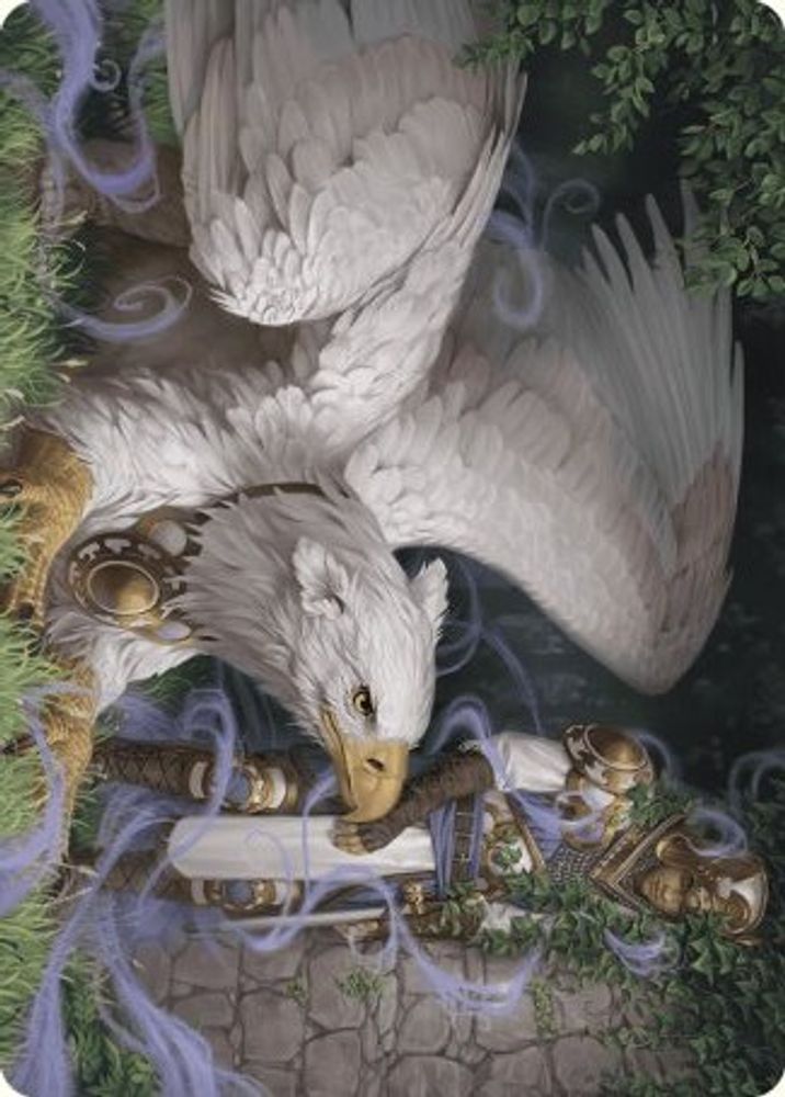 Dutiful Griffin Art Card (ASWOE-003) [Art Series: Wilds of Eldraine]
