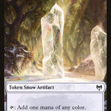 Dwarf Berserker // Icy Manalith Double-Sided Token [Kaldheim Tokens]