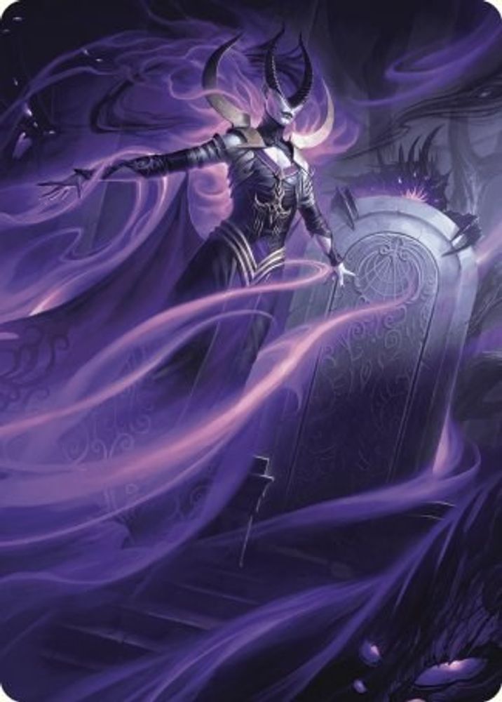 Ashiok, Wicked Manipulator Art Card (10/81) (ASWOE-010) [Art Series: Wilds of Eldraine]