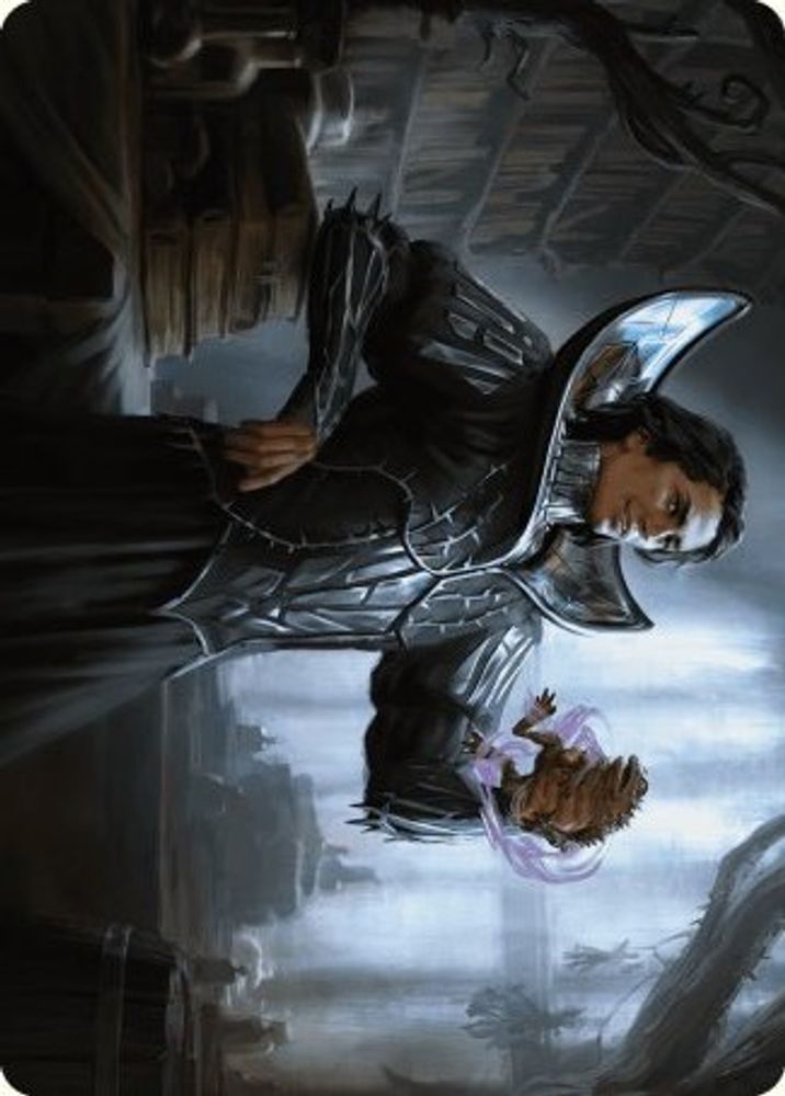 Spiteful Hexmage Art Card (ASWOE-015) [Art Series: Wilds of Eldraine]