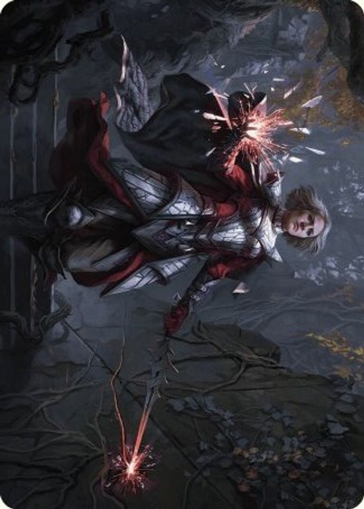 Rowan, Scion of War Art Card (31/81) (ASWOE-031) [Art Series: Wilds of Eldraine]