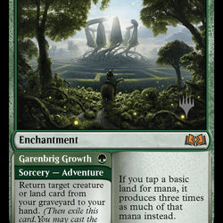 Virtue of Strength // Garenbrig Growth (Promo Pack) [Wilds of Eldraine Promos]