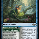 Elusive Otter // Grove's Bounty [Wilds of Eldraine Prerelease Promos]